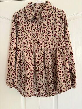 Floral Button Blouse
